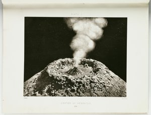 Crater of Vesuvius by Unbekannter Künstler