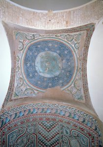 Cross set against the night sky, decoration of the cupola, 5th century by Unbekannt