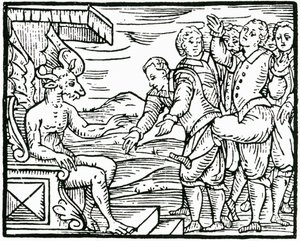 Depiction of Witchcraft, 16th Century by Unbekannter Künstler