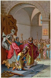 Deposition of French King Louis 1st (833), Early 20th Century