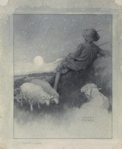 The Shepherd by Unbekannter Künstler