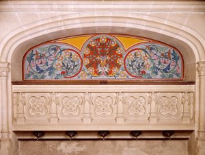 Decoration of Chateau de Roquetaillade (detail)