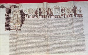 Detail of the Windsor Treaty by Unbekannt