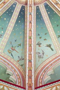 Detail of the Ceiling, Castell Coch, South Wales by Unbekannt