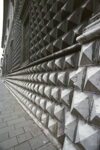 Detail of the Facade of Palazzo dei Diamanti, Ferrara by Benjamin Baud