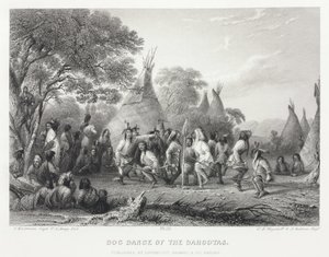 Dog Dance of the Dakotas, North America by Unbekannt