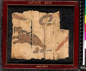 Drawing of a bear in the arena