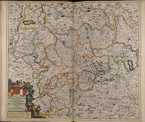 Map of the Duchy of Brunswick, Bishopric of Hildesheim, and Principality of Halberstadt by Unbekannter Künstler