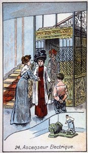 Electric Elevator, c. 1910 by Unbekannter Künstler
