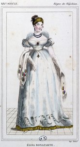 Elisa Bonaparte Baciocchi, c. 1810 (engraving)