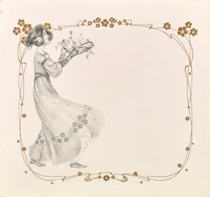 Design for a Title Page by Unbekannter Künstler