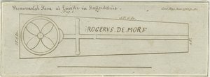 Enville Church - Monumental Stone (engraving) by Unbekannt