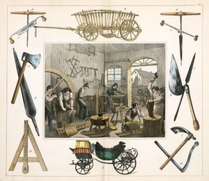 Fabrication, Road Transport: The Wagonmaker by Unbekannt