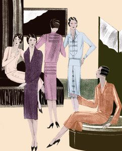 Fashion Dresses in Spring 1928