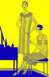 Fashion: lingerie in spring 1928 by Unbekannter Künstler