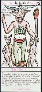 Fate, tarot card, French by Unbekannt