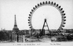 Ferris wheel, Paris - 1900 Exposition Universelle