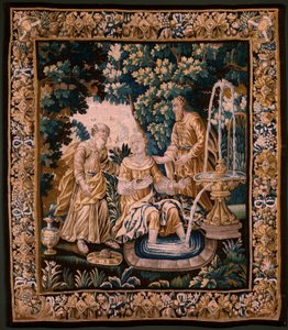Suzanna and the Elder (Flemish Tapestry) by Alec Hunter
