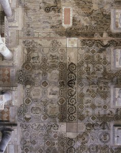 Floor of the early Christian Basilica of Aquileia, Udine by Unbekannt
