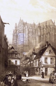The apse of the Cathedrale de Beauvais by Unbekannt