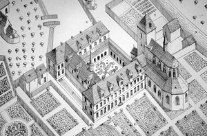 Engraving of the Abbey