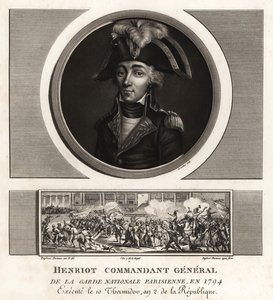 Francois Henriot, Jacobin leader, Commandant General de la Garde Nationale Parisienne, executed 1794 by Unbekannt