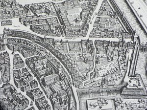 Frankfurt Judengasse 1628 by Unbekannter Künstler