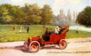 French Advertisement for De Dion-Bouton Car, c. 1904 by Unbekannter Künstler