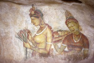 Ladies of Sigiriya, Sri Lanka by Unbekannt