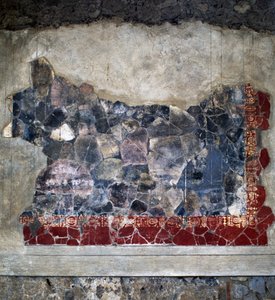 Fresco, Villa Arianna, Stabiae, Campania, Italy, Roman civilization, 2nd century BC (detail) by Benjamin Baud