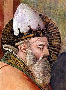 Fresco by Maso di Banco, detail (fresco) by Unbekannter Künstler