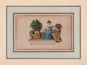 Friendship Shall Always Adorn Your Evenings, Augsburg, c.1830 by Unbekannter Künstler