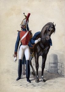 Garde de Paris, with his horse
