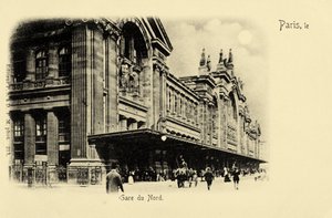 Gare du Nord, Paris, c. 1900 by Unbekannter Künstler