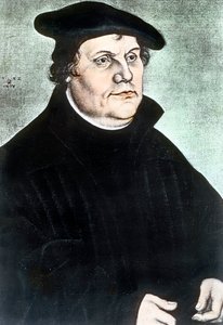 German religious reformer Martin Luther