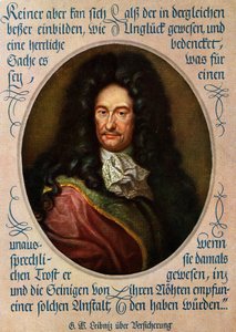 Gottfried Wilhelm Leibniz portrait German Philosopher