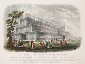 Great Exhibition 1851 The Crystal Palace, London by Unbekannt