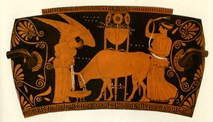 Greek Red Figure Vase by Unbekannter Künstler