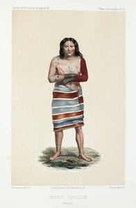 Guaycuru Indian, Paraguay, c 1843-1847 by Unbekannt