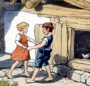 Hansel and Gretel by Unbekannter Künstler
