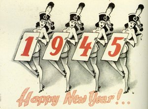 Happy New Year! 1945 by Unbekannt