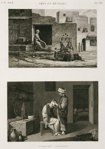 Hardware & Ironmongery Knife-grinder and barber, Egypt, c 1798