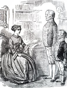 Henry John Temple, 3rd Viscount Palmerston Handing Queen Victoria His Resignation by Unbekannter Künstler