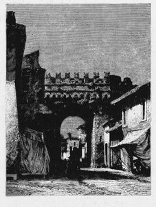 History of Ancient Rome. The Porta Settimiana is a gate in the Aurelian Wall in Rome