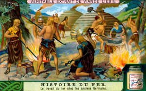 History of Iron: Ironwork by Ancient Germans by Unbekannter Künstler