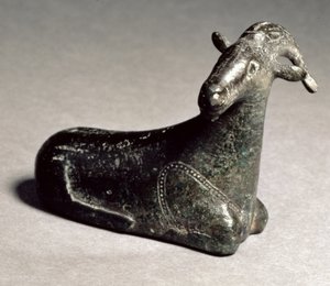 Hollow-Cast Figure of a Goat, Eastern Greek, Archaic Period, c.550 BC