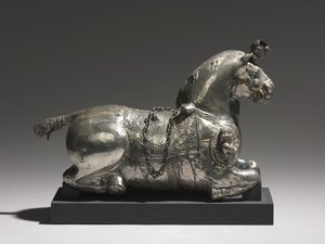 Horse-Shaped Drinking Vessel, 200-325 by Unbekannt