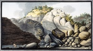 Hot Spring in the Solfaterra, Near Naples, Kingdom of Naples