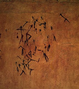 Hunting Scene, from the Valltorta Caves, Neolithic by Unbekannter Künstler