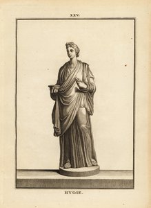 Hygieia, Greek and Roman Goddess of Health and Cleanliness by Unbekannt